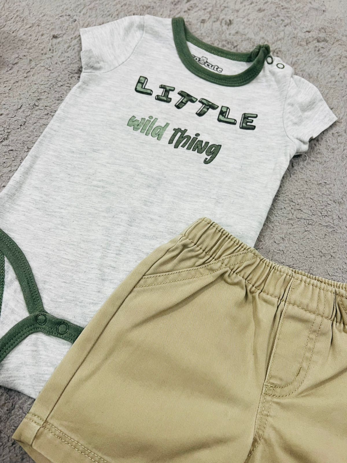 Baby romper with shorts