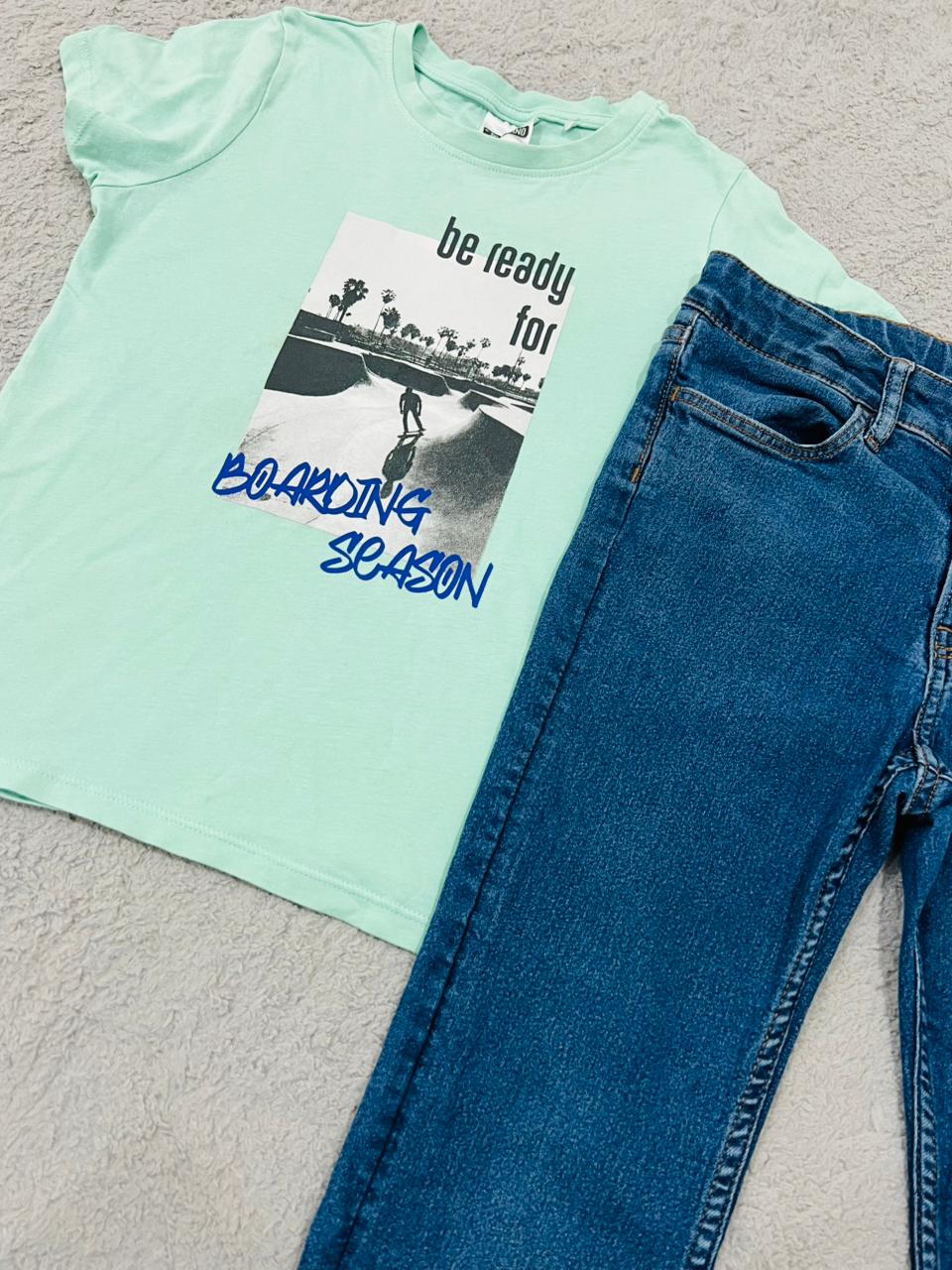 Baby t-shirt and jeans