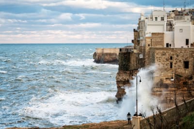 BURRASCA A POLIGNANO A MARE 7