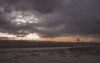 Tramonto al mare d'inverno 3