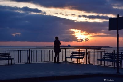 Tramonto sul golfo di Taranto 1