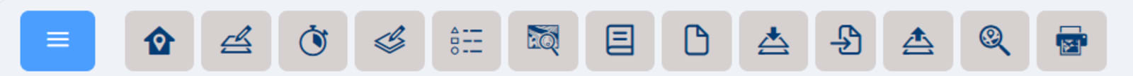APIA portal top navigation bar with the Export option highlighted
