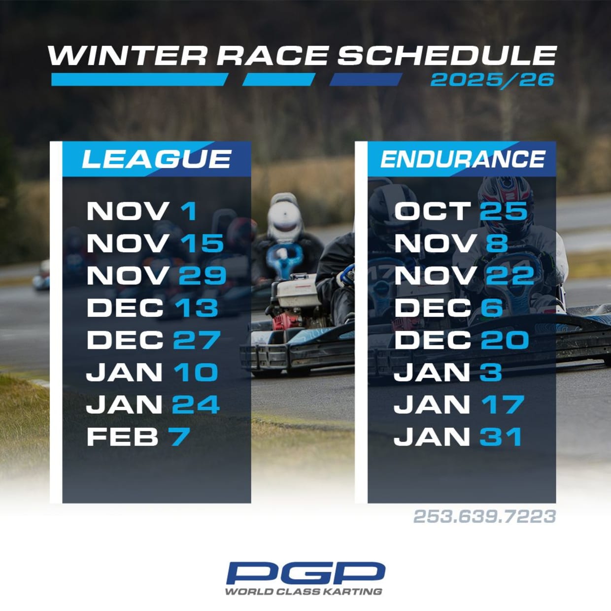 racing schedule