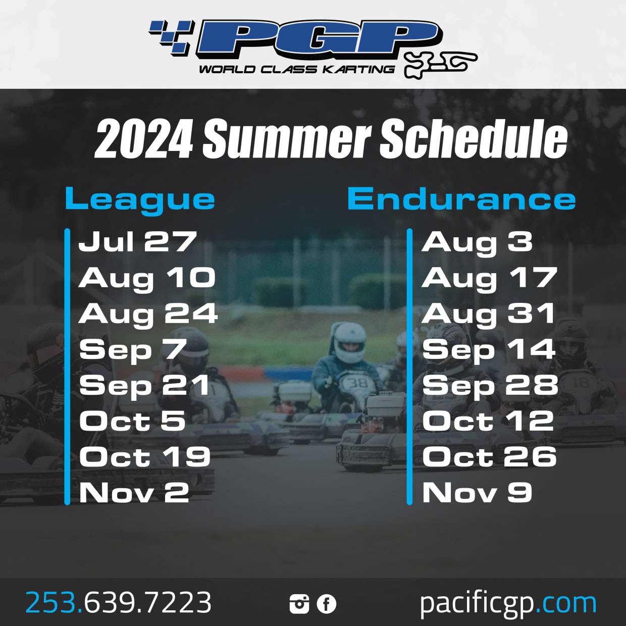 racing schedule