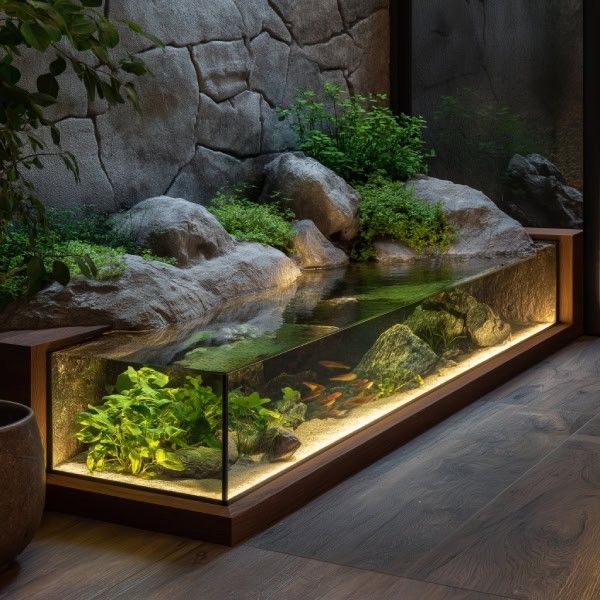Outdoor aquariums