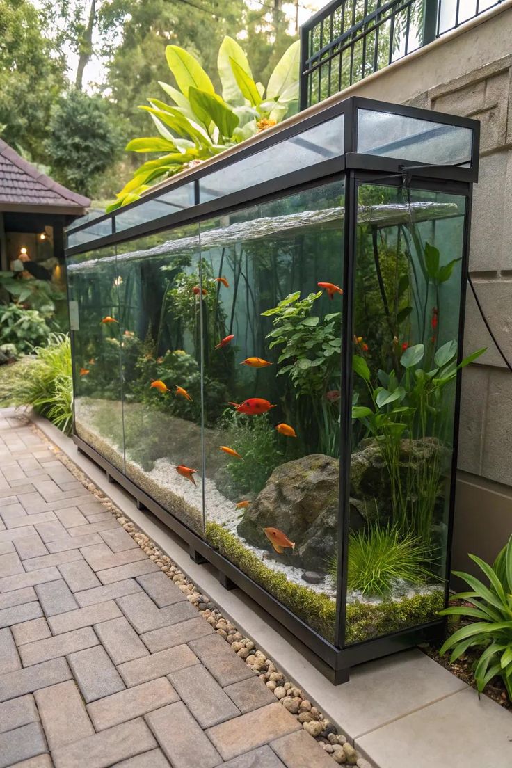 Outdoor aquarium