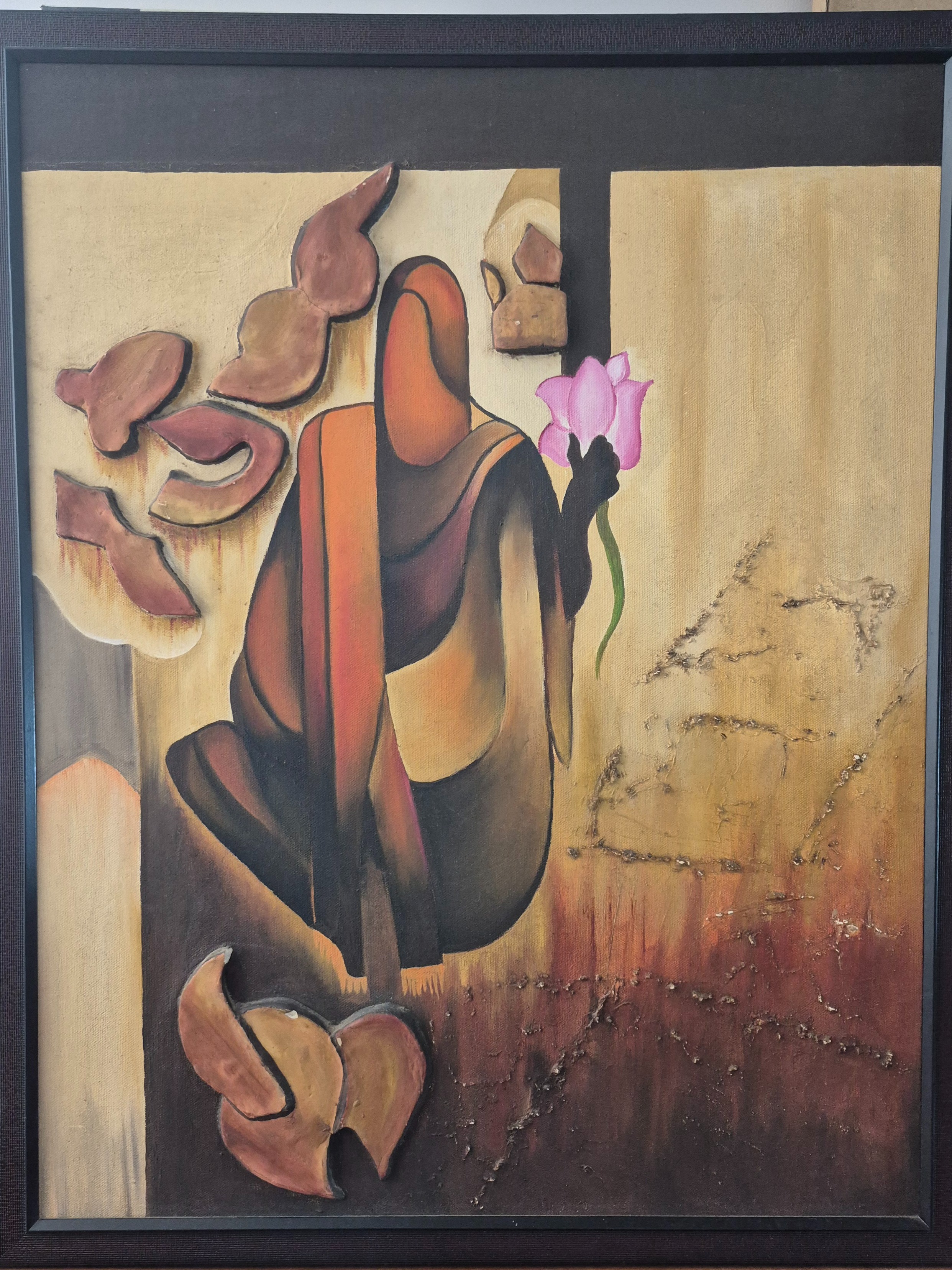 Mix Media In Oil