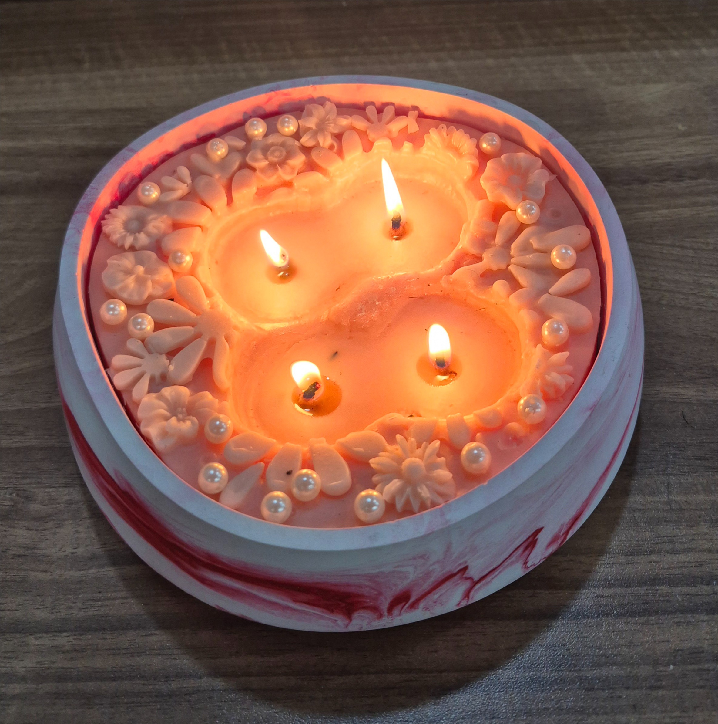 Rose Bloom Candle