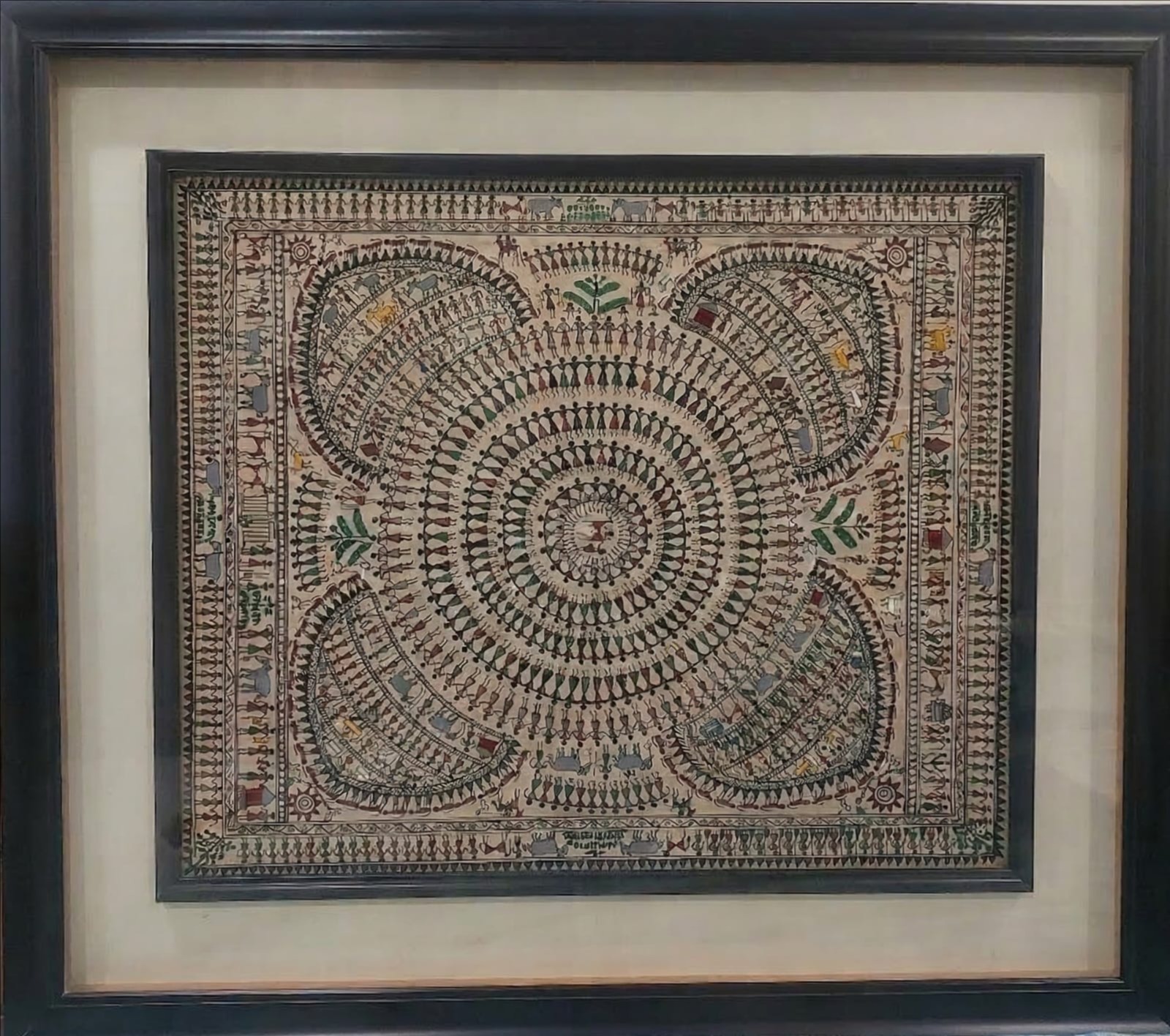 Tribal Art on Fabric
