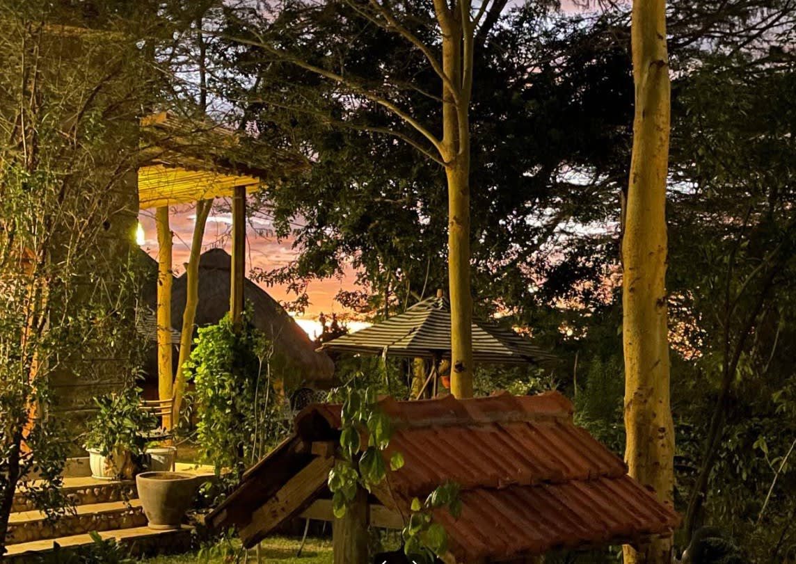 The plains at dusk, Nzuri House