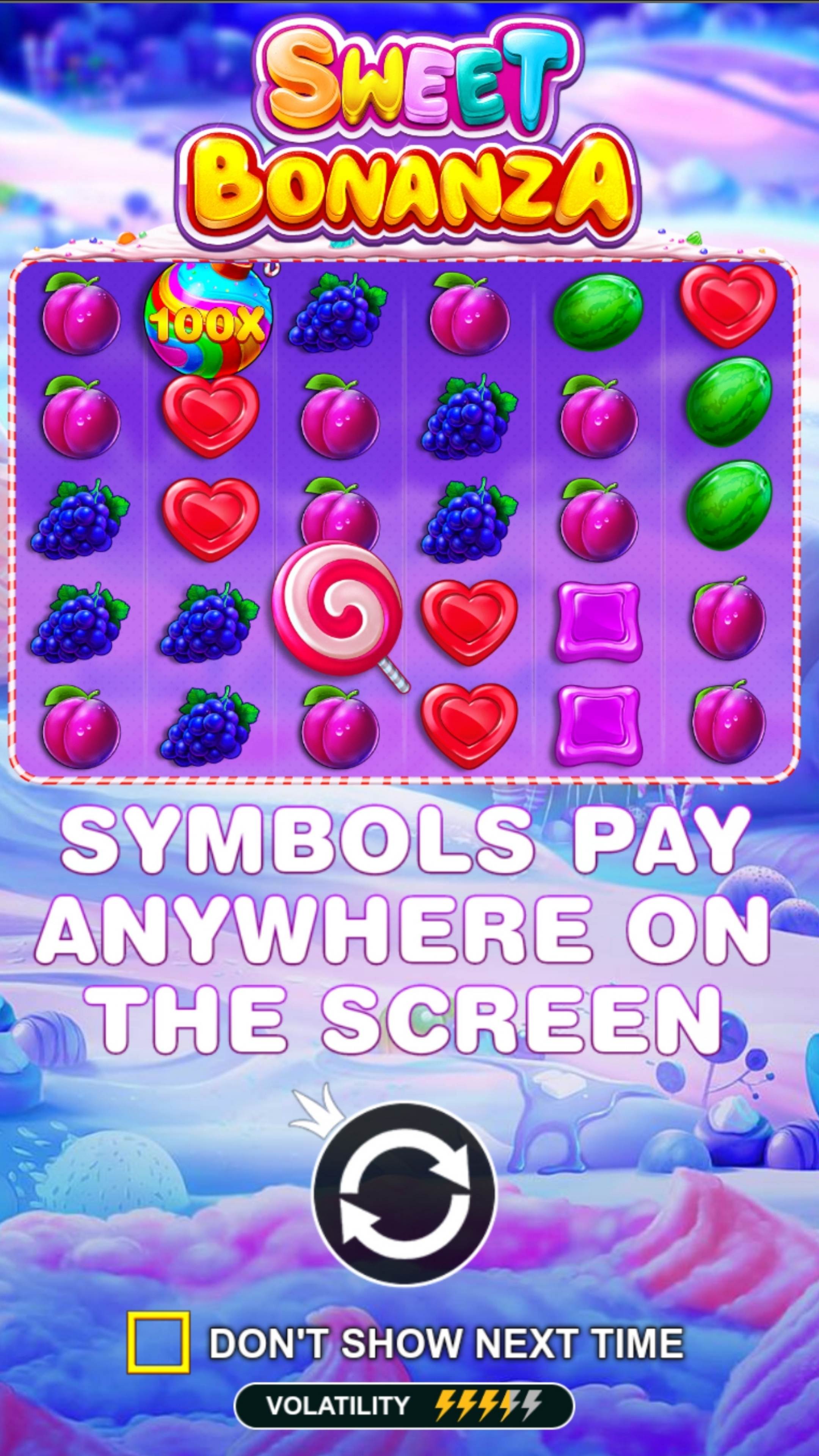 Screenshot game Sweet Bonanza