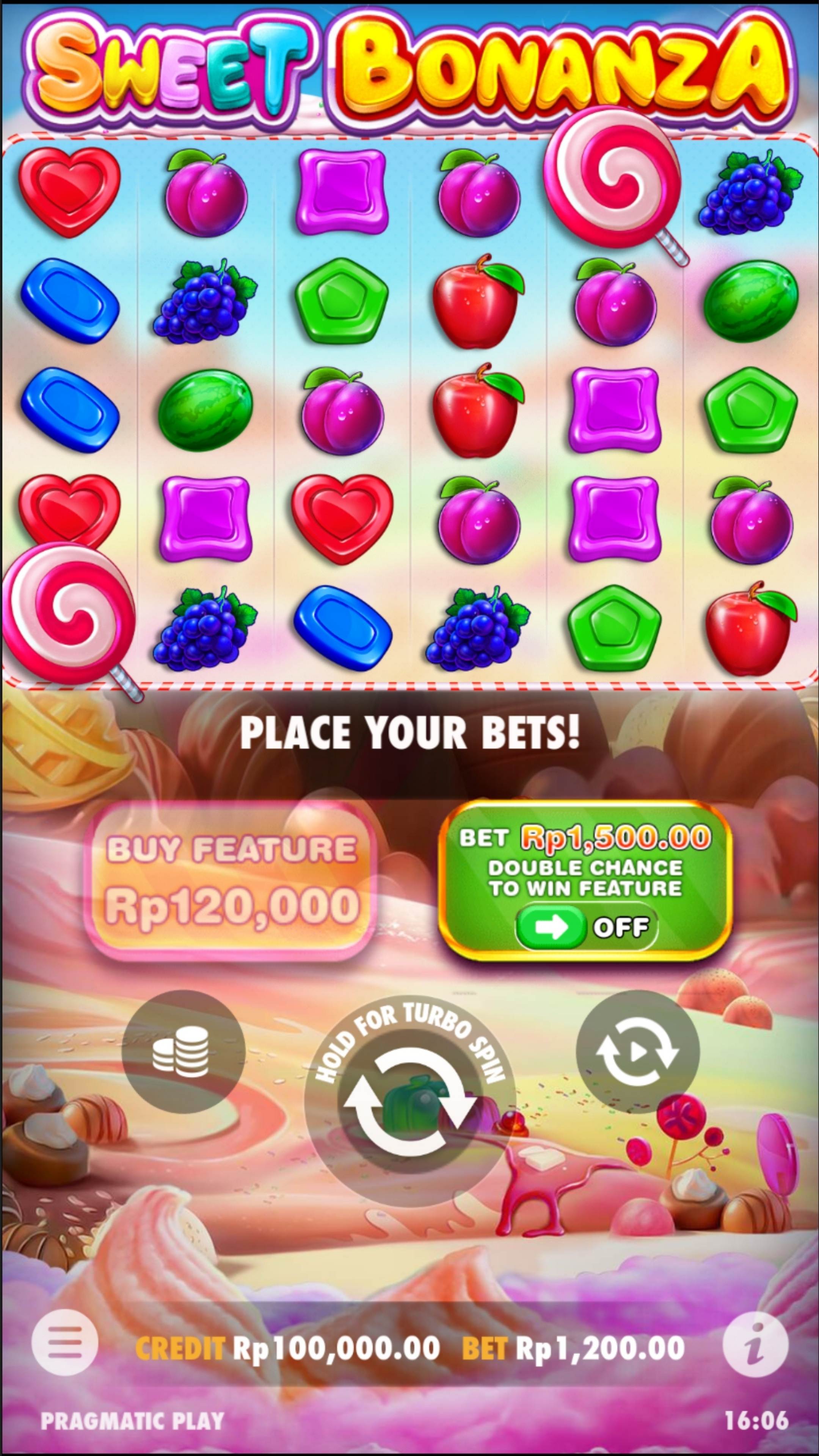 Screenshot game Sweet Bonanza