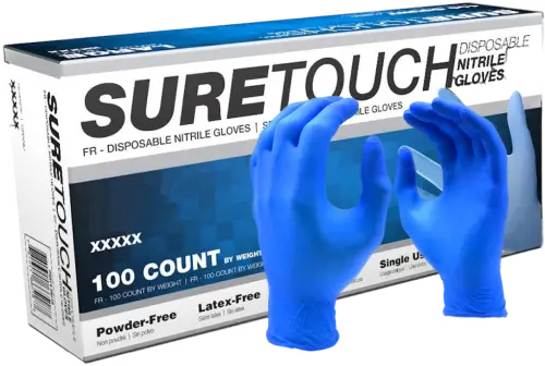 SURETOUCH GLOVES MED