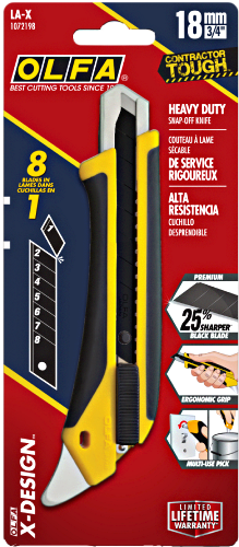 LA-X FBRGLAS RUBR GRIP 18MM