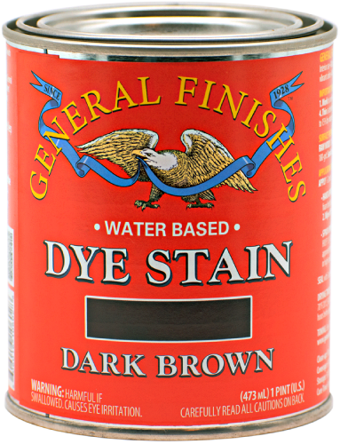 WB DYE STAIN DARK BROWN PINT