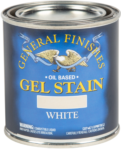 GEL STAIN WHITE HALF PINT