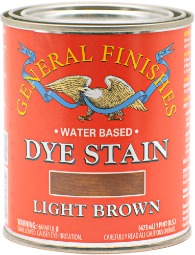 WB DYE STAIN LIGHT BROWN PINT