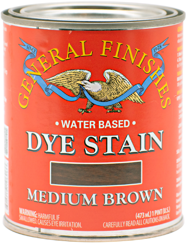 WB DYE STAIN MEDIUM BROWN PINT