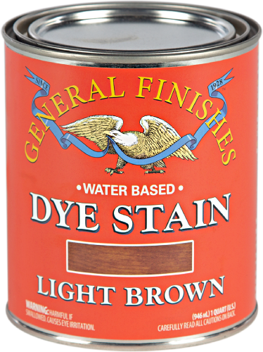 WB DYE STAIN LIGHT BROWN QUART