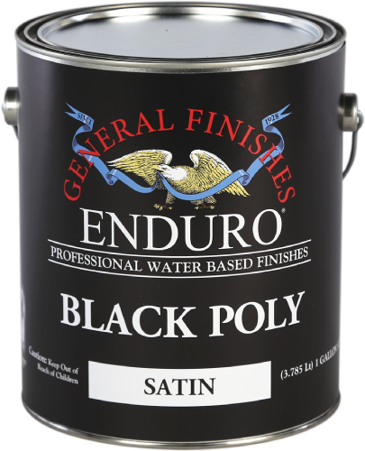 BLACK POLY SATIN GAL