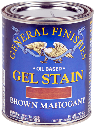 GEL STAIN BROWN MAHOGANY PINT