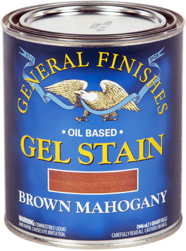 GEL STAIN BROWN MAHOGANY QT