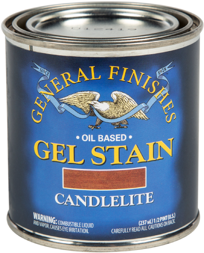 GEL STAIN CANDLELITE HALF PIN