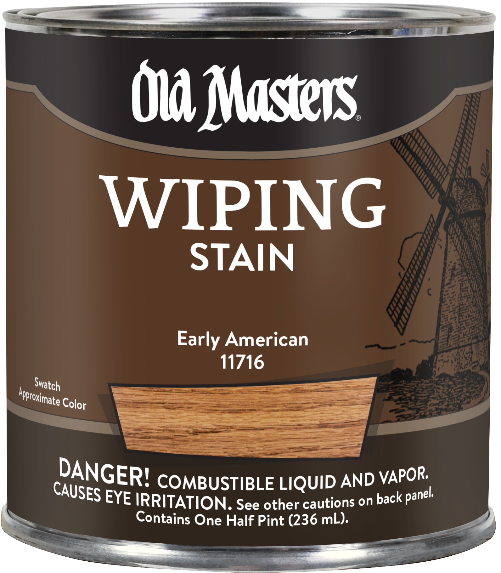 WIPING EARLY AMERICAN 1/2 PINT