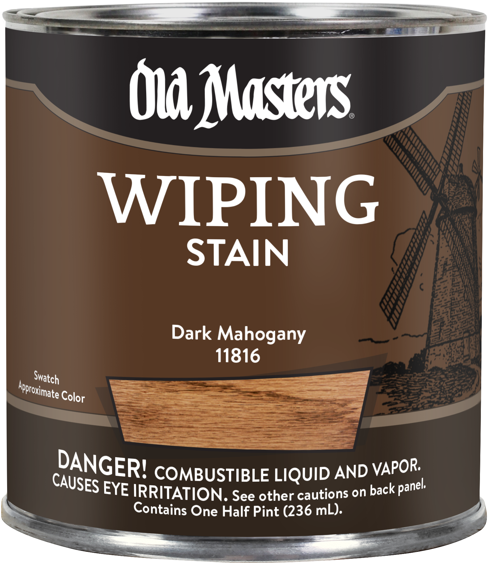 WIPING DK MAHOG 1/2 PINT