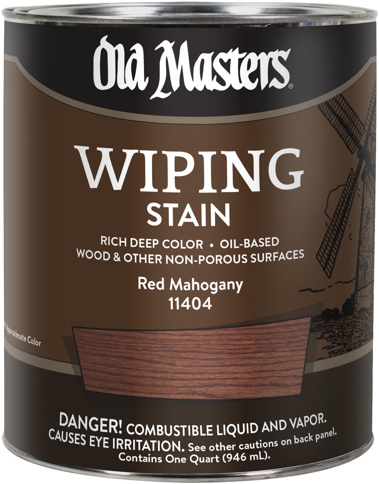 WIPING RED MAHOG QUART