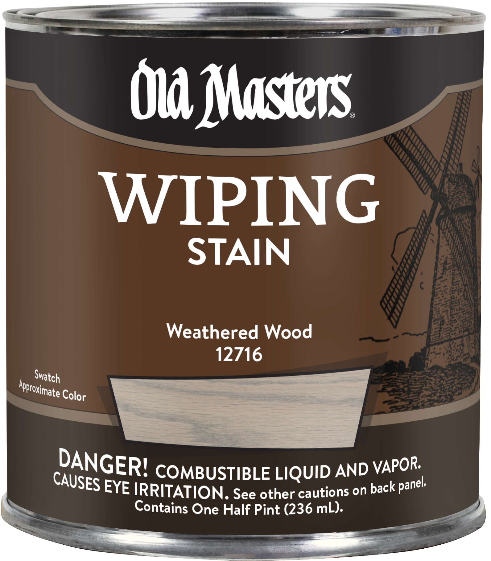 WIPING WEATHERED WOOD 1/2PT