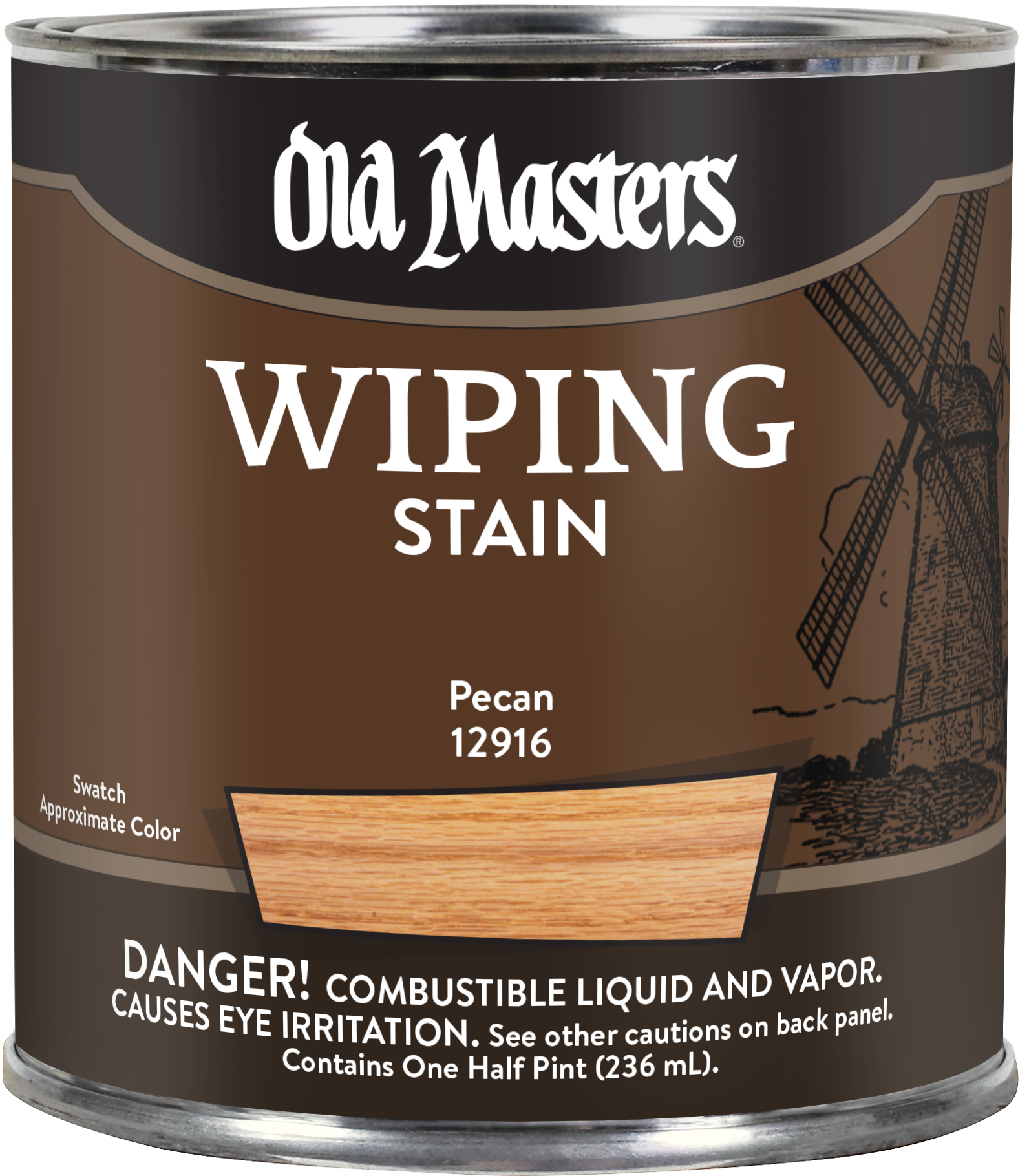 WIPING PECAN 1/2 PT