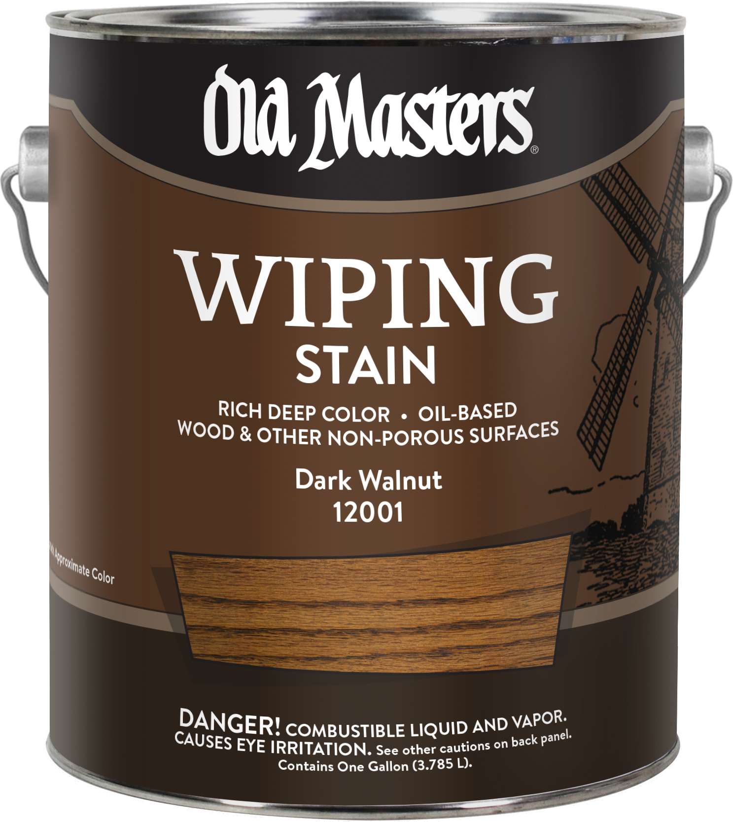 WIPING DK WALNUT GALLON