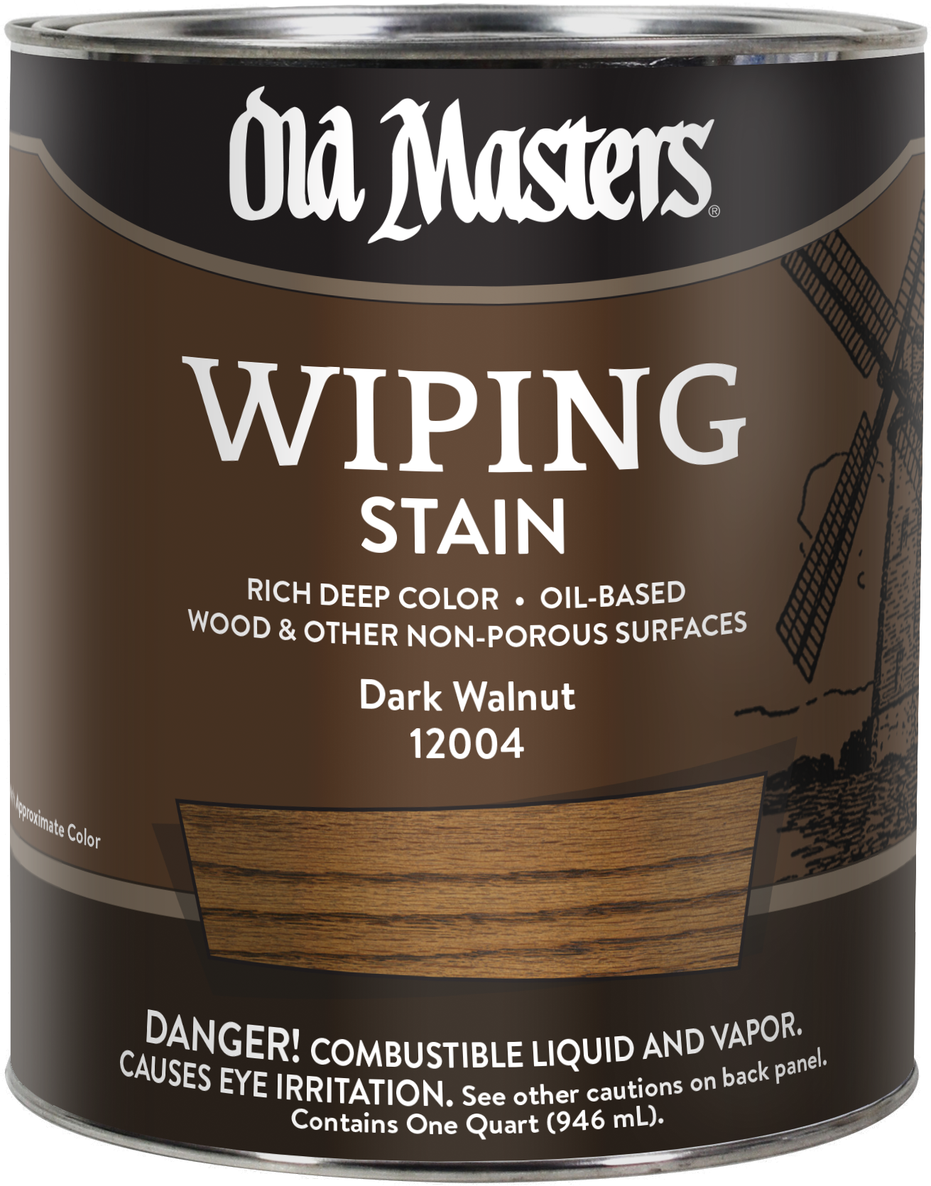 WIPING DK WALNUT QUART