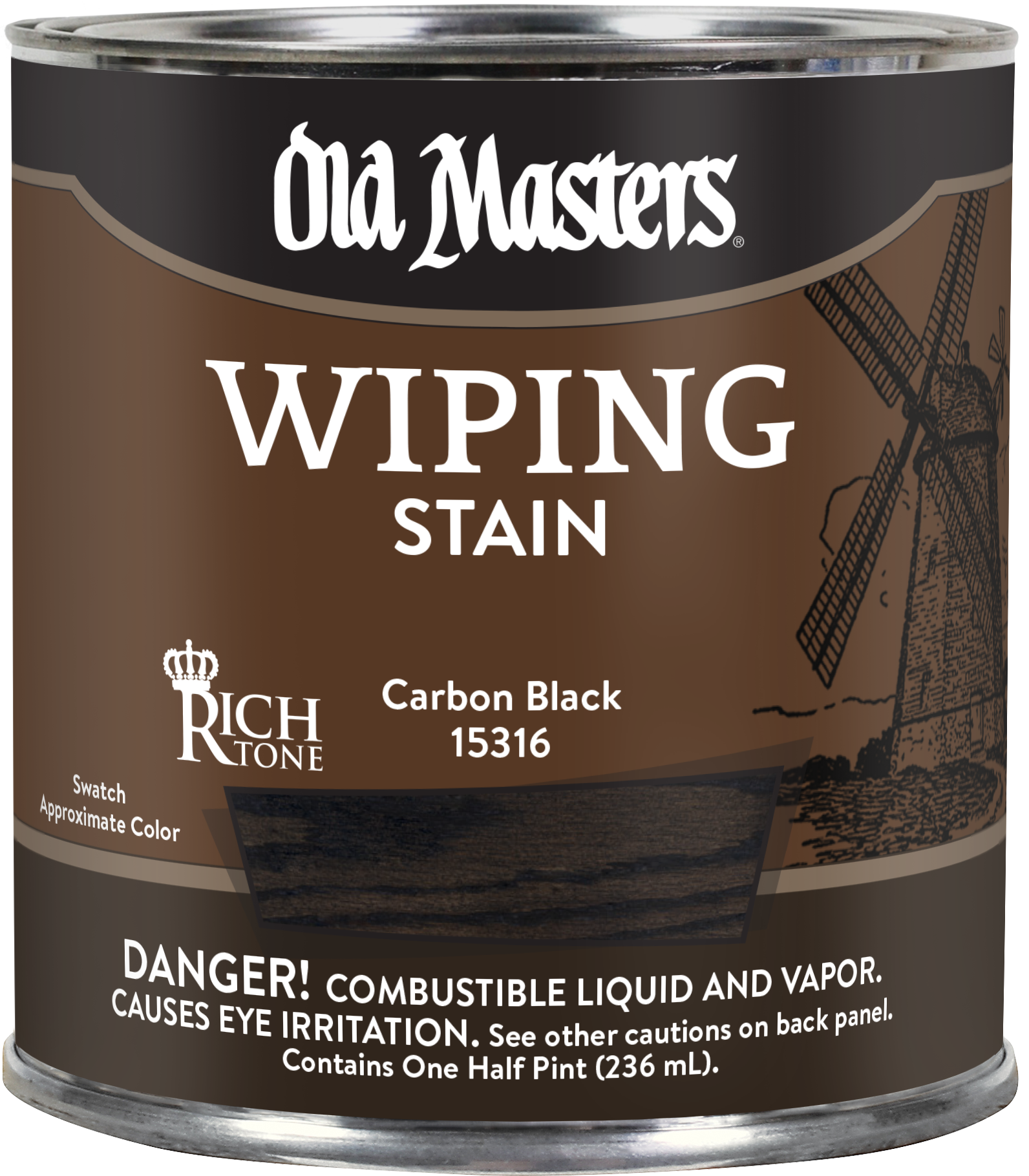 WIPING CARBON BLACK 1/2 PINT