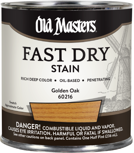 FASTDRY STAIN GOLDEN OAK 1/2PT