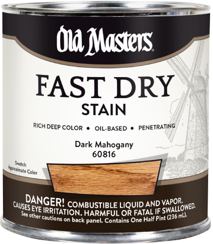 FAST DRY DARK MAHOGANY 1/2PT