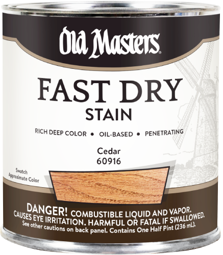 FAST DRY STAIN CEDAR 1/2PT