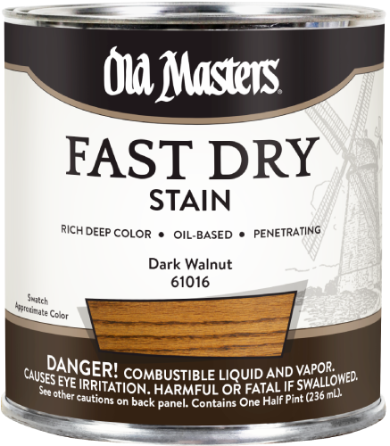 FAST DRY STAIN DK WALNUT 1/2PT