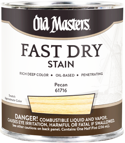 FAST DRY STAIN PECAN 1/2PT