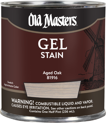 GEL STAIN AGED OAK 1/2 PT