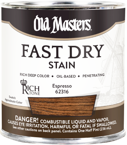FAST DRY STAIN ESPRESSO 1/2PT
