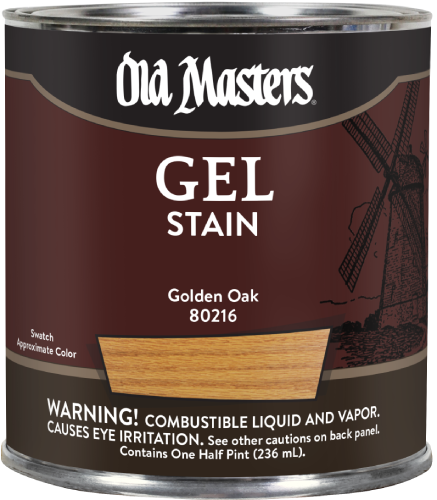 GEL STAIN GLDN OAK 1/2 PT