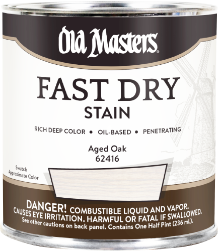 FAST DRY STAIN AGED OAK 1/2PT