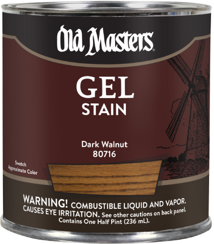 GEL STAIN DK WALNUT 1/2 PT