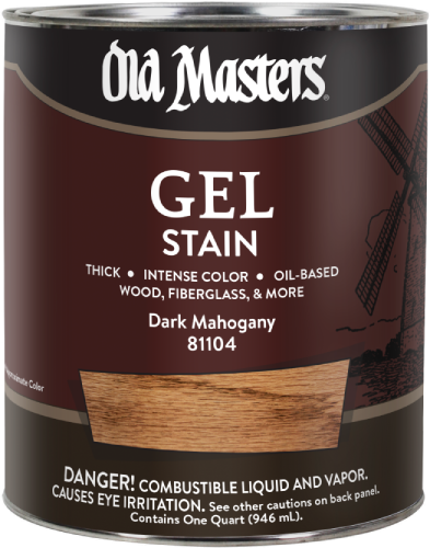 GEL STAIN DK MAHOG QT