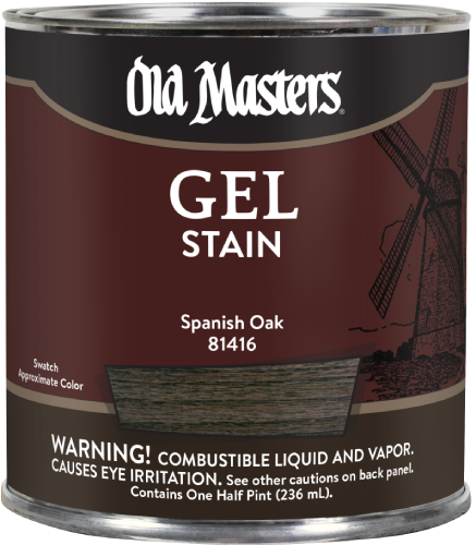 GEL STAIN SPANISH OAK 1/2 PT