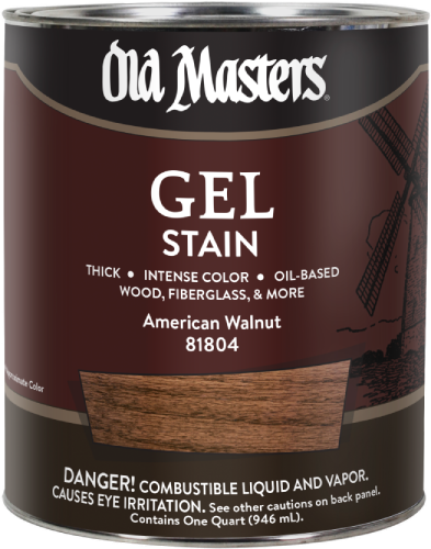 GEL STAIN AMERICAN WALNUT QT