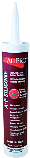 AP 100% SILICONE WHITE