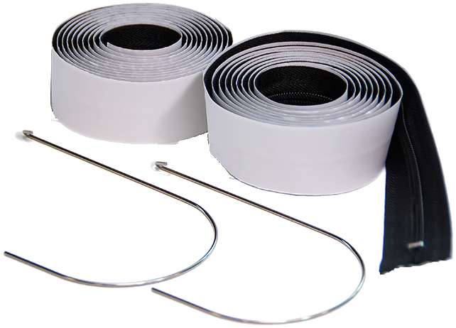 ZIPWALL ADHESIVE ZIPPERS 2/PK